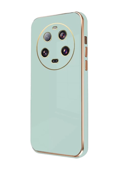 Newface Xiaomi Mi 14 Ultra Kılıf Volet Silikon - Açık Yeşil