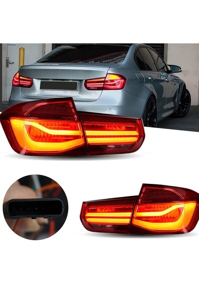 Bmw F30 2013-2014-2015-2016 Kırmızı Lci Ledli Arka Stop