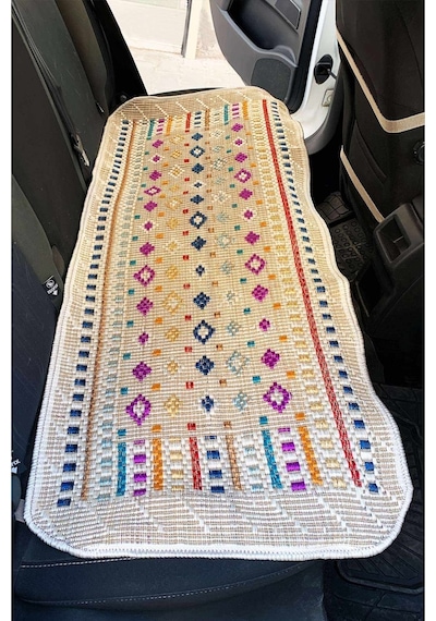 Oto Kılıf Kilim Ön Ve Arka Koltuk 3'Lü Set Terletmez Universal