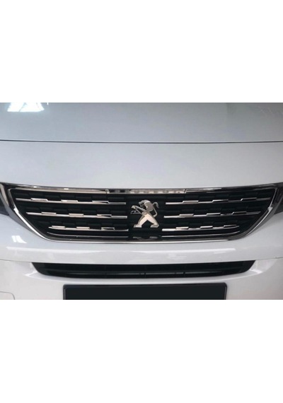 Peugeot Rifter Ön Panjur Kromu 2019 ve Sonrası 6Parça Peugeot Rifter Ön Panjur Kromu 2019 ve Sonrası 6Parça