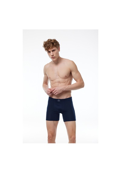 Malabadi Erkek Lacivert 4 Lü Premium Collection Modal Uzun Boxer 4m250 Lacivert