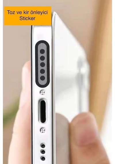 Apple Uyumlu iPhone 11 Pro/pro Max Tüm Serileri Için Siyah Toz Ve Kir Önleyici Hoparlör Toz Önleyici