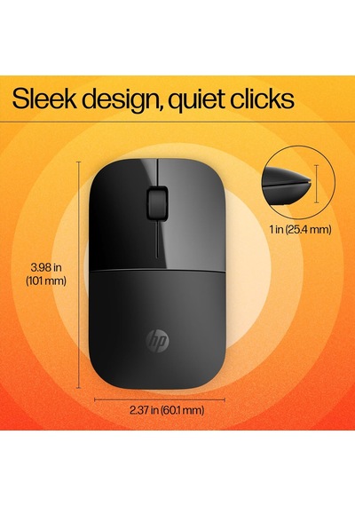Hp Z3700 Siyah Kablosuz Fare - V0l79aa