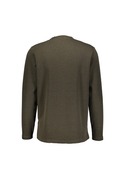 Finesuits Erkek Jakarlı Sweatshirt 242209020.lnkoyr Haki