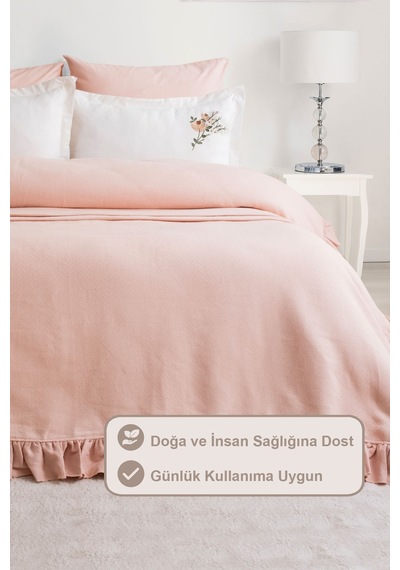 Elart Gardenya Pike Takımı Çft Kişilik Pudra