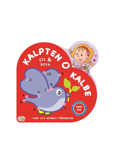 Kalpten Kalbe Çiz Boya - Kırmızı Kitap