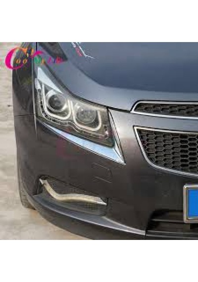 Cruze Far Önü Krom V Şekil Bar 2 Çhc