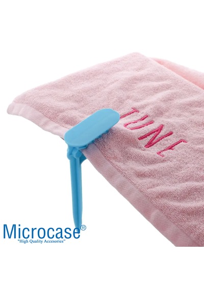 Microcase Dış Mekan Plaj Havlusu Çarşaf Vb Şeyler İçin Sabitleyici Kıskaçlı Aparat - Al5304 4 Adet Turuncu