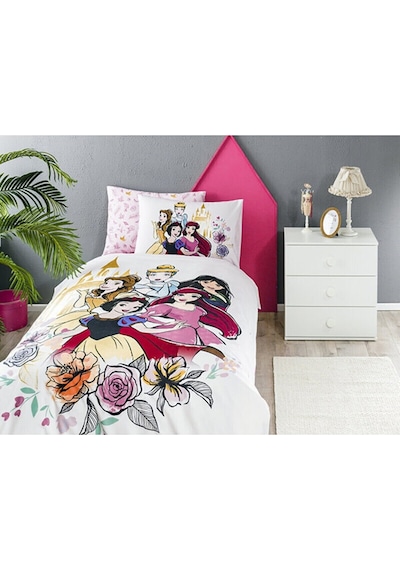 Özdilek Princess Rose Tek Kişilik Lisanslı Lastikli Çarşaf Nevre