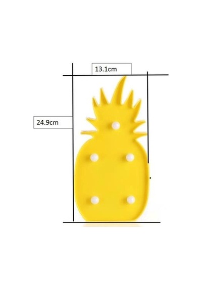 Ananas Şeklinde Ledli Dekoratif Eğlenceli Çocuk Gece Lambası 5468 Çok Renkli