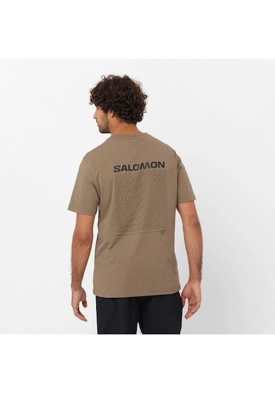 Salomon Graphıc Perf Ss Tee M Shıtake Koşu T-shırt Lc2247200 001