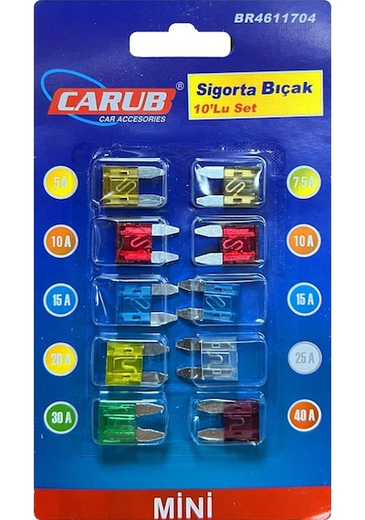 Mini Bıçak Oto Sigorta 10 Adet Paket Pk-6274