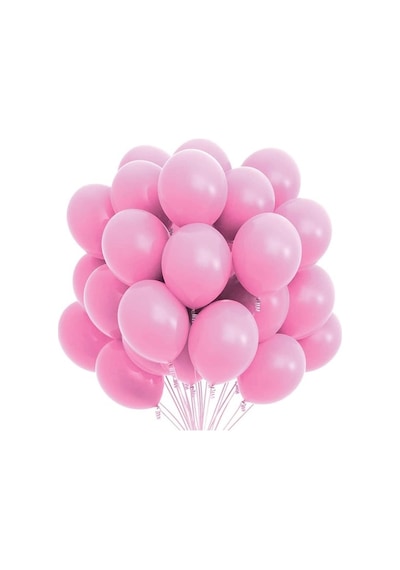 Pastel Balon Pembe 10 Adet PEMBE