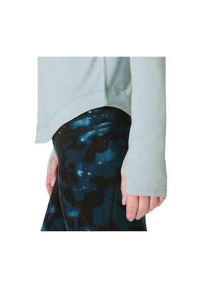 Sweaty Betty Sweaty Betty Breathe Easy Long Sleeve Top Kadın Mavi Koşu Tişört 44046 Yeşil