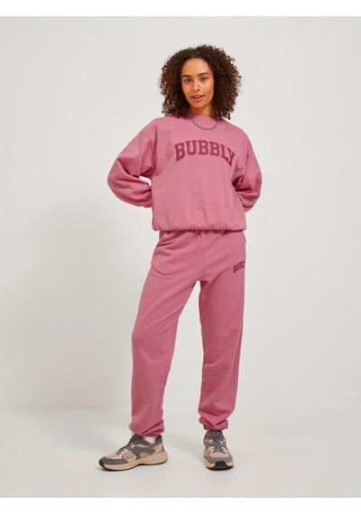 Jjxx Sıfır Yaka Rahat Kesim Pembe Kadın Sweatshirt 12244363 001