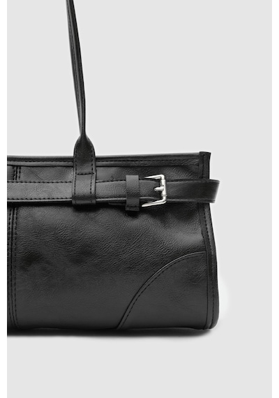 Shule Bags Enyola Vintage Baget Çanta Siyah Siyah