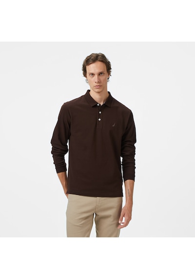 Nautica Erkek Kahverengi Classic Fit Polo 026 K57042t Kahverengi