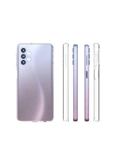 Galaxy A32 4G Kılıf Şeffaf Ince Ve Esnek Süper Silikon Kılıf Renksiz