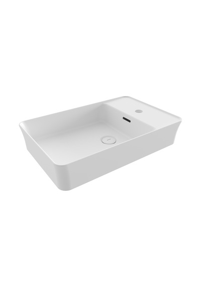 Bocchi Sottile Slim Line 1479-001-0126 Tezgah Üstü Lavabo Beyaz 60 CM 1466841