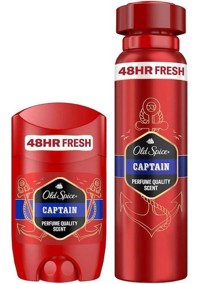 Old Spice Captain Deodorant Spray Stick 150+50 Ml Avantajlı Paket