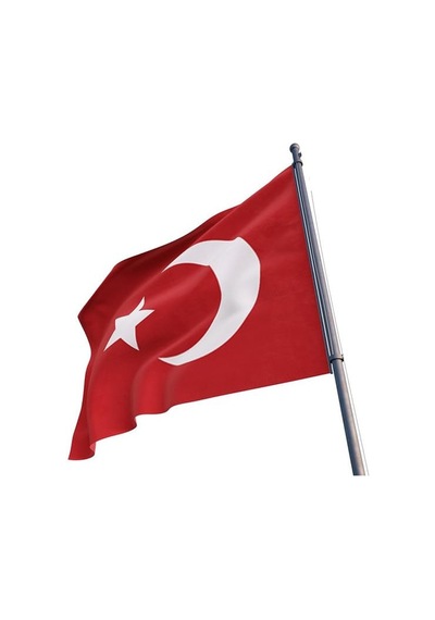 Kancalı Türk Bayrağı, 70x105 Cm Ölçülerinde 1000 x 1500 CM