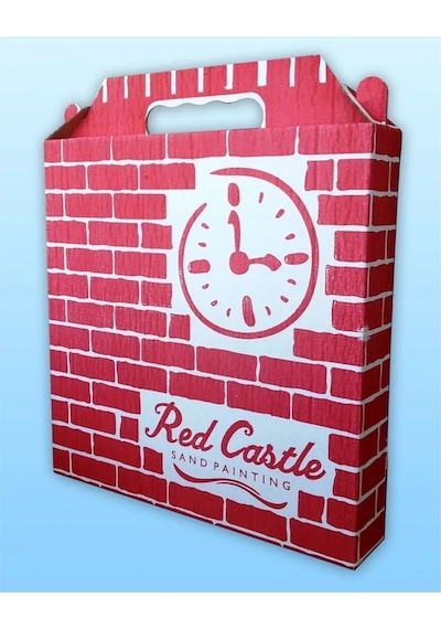 Köpekbalığı Saat Clock Kum Boyama Seti-red Castle S-0021 Renkli