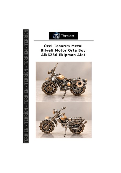 Özel Tasarım Metal Bilyeli Motor Orta Boy Alk6236 Ekipman Alet