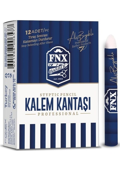 Fnx Barber Ali Bıyıklı Kalem Kan Taşı 12'li
