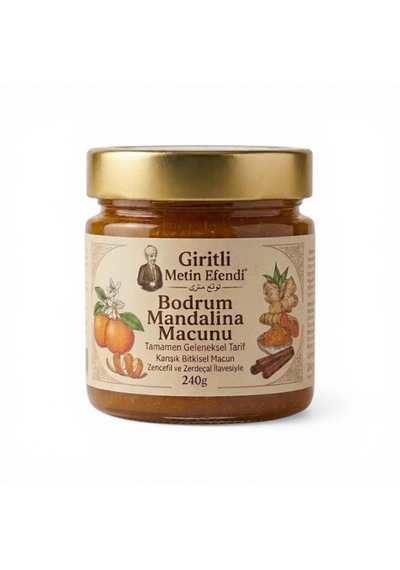 2 Kavanoz Bodrum Mandalina Macunu Giritli Metin Efendi 480 G