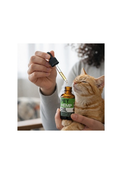 Kenevir Yağı - Kedi Köpek Sakinleştirici - Stres, Artrit, Nöbet, İştah, Uyku Takviyesi