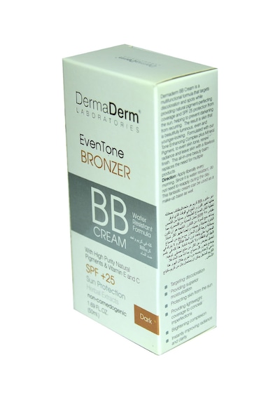 Dermaderm Eventone Bb Krem Spf+ 25 Güneş Koruma Bitki Özlü 50 ML Koyu Ton