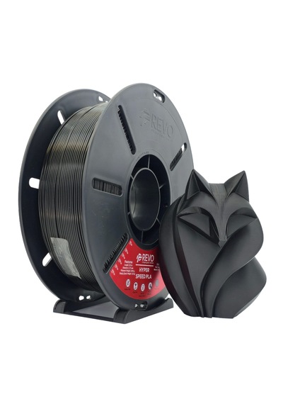 Revo 3 D Yazıcı Filament 1.75 Mm 1 Kg Hyperspeed Hızlı Ve Kaliteli Siyah