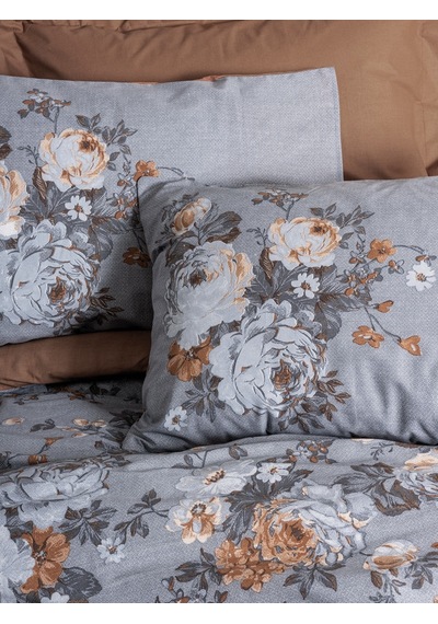 Cotton Box Çift Kişilik Nevresim Takımı Lenora Kahve Kahverengi