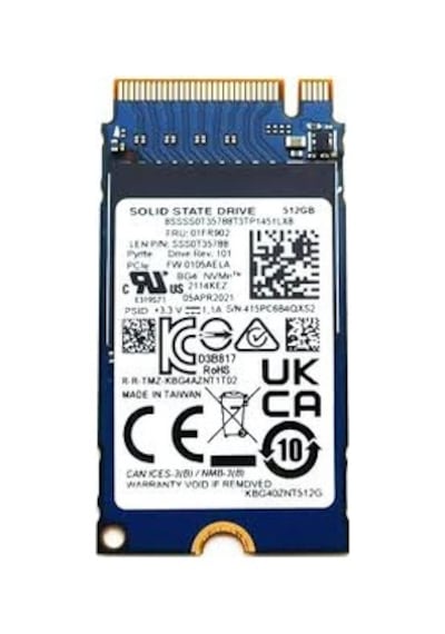 Toshiba Kioxia KBG40ZNT512G 512 GB Pcıe Nvme M.2 2242 SSD