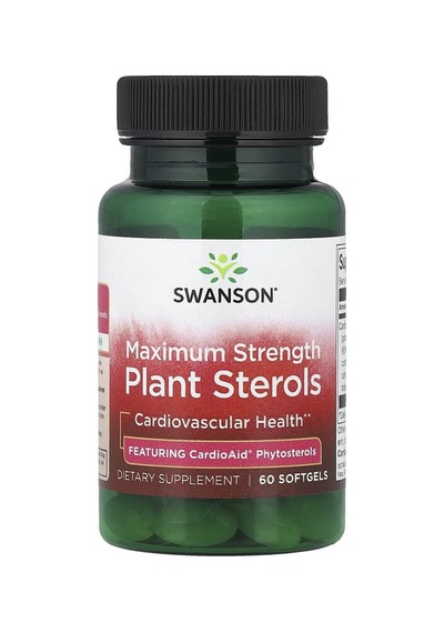 Swanson Vitamins, Plant Sterols, Maximum Strength, 60 Softgels