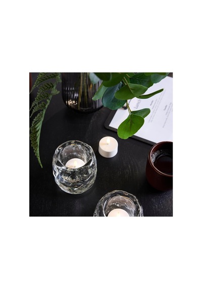 Led'li Tealight Mum, Beyaz, Şarj Tepsili Diğer