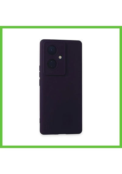 Bezos Vivo V29 Lite Uyumlu Kılıf Nano İçi Kadife Silikon - Mor Dmc