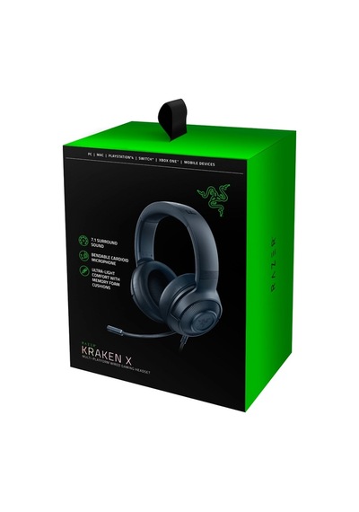 Razer Oyun Kulaklığı Kraken X Klasik Siyah