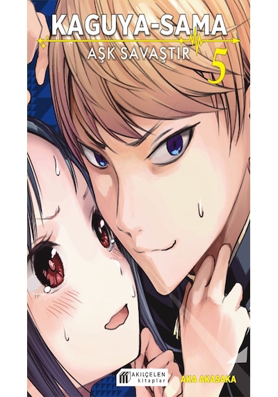 Kaguya-sama 1-2-3-4-5 Manga Seti 5 Kitap / Anime-manga Sticker Ve Kartpostal
