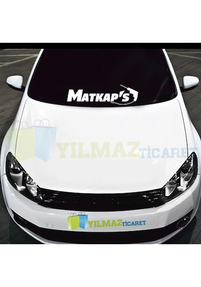 Matkaps Yazı Ön Cam Tampon Oto Sticker Yapıştırma Etiket 1 Adet