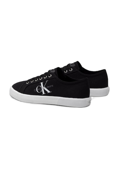 Calvin Klein Ess Vulcanized Low Loceup Mens Sneaker Erkek Günlük Spor Ayakkabı Siyah-beyaz Calvin Klein Ess Vulcanized Low Loceup Mens Sneaker Erkek Günlük Spor Ayakkabı Siyah-beyaz