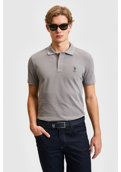 U.S. Polo Assn. U.s. Polo Assn. Erkek Gri Tişört Basic 50322304-vr024
