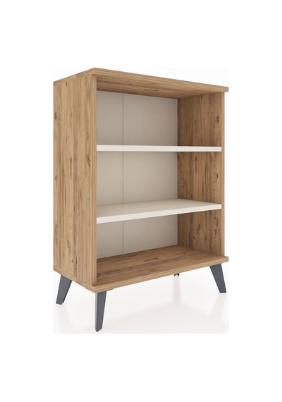 Arges Komodin 2 Raflı 2 Kapaklı 60x30x80 Çam-aytaşı Çam