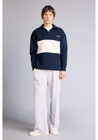 Defacto Baggy Fıt Sweatshirt Kumaşı Alt G9752ax26spgr100 Gri-gr100