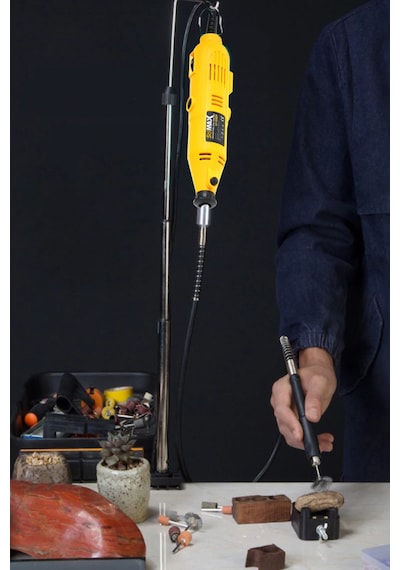Stilmax Italy SUPER600 500 W Devir Ayarlı Çift Gravür Oyma Taşlama Set
