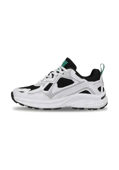 Kappa Kp-1017z Porto Riko Kadın Klasik Sneaker Beyaz - Siyah Beyaz - Siyah