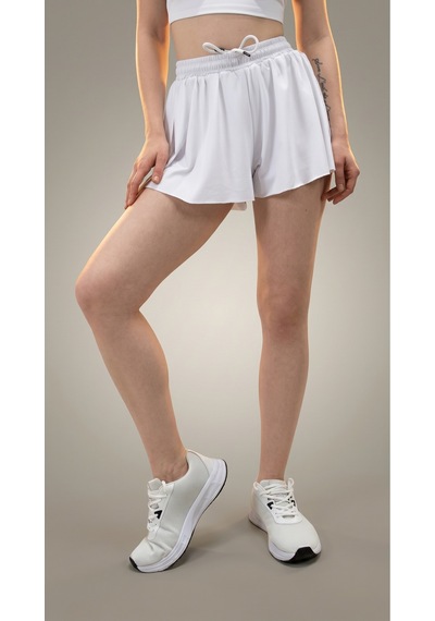 Heyy's Polyamid Mini Beyaz Short Etek Beyaz
