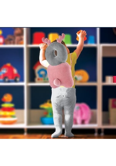 Babyjem Bebek Melek Kanadı Koruma Yastığı 527 Pembe Kadife