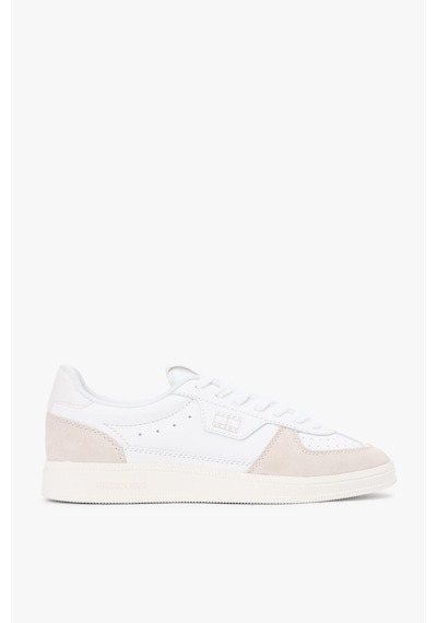 Tommy Hilfiger The Greenwich Edge Kadın Beyaz Deri Sneaker-13414 Beyaz