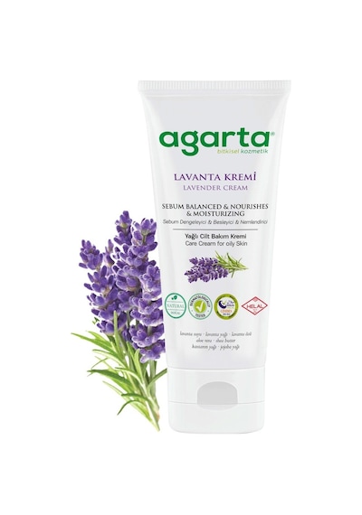 Agarta Doğal Lavanta Cilt Bakım Kremi 75 ML